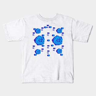 ROSE FIELD WITH SHADE Kids T-Shirt